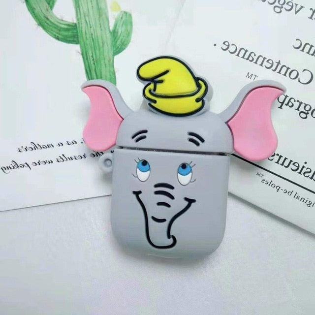 Wholesale Cartoon Wireless Bluetooth Earphone Case for Apple AirPods 1/2 Silicone Charging Headphones Cases for Air Pods 2 Case