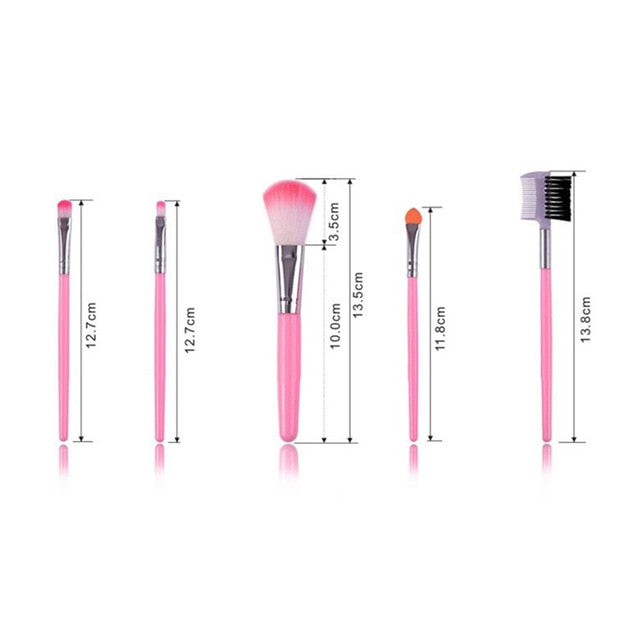 20/5Pcs Makeup Brushes Set Eye Shadow Foundation Powder Eyeliner Eyelash Lip Make Up Brush Cosmetic Beauty Tool Kit Hot
