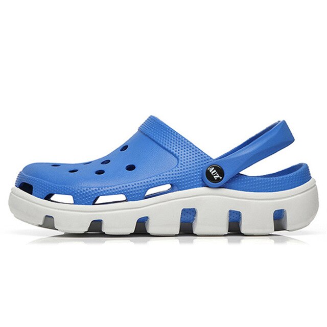 2020 New Summer Shoes Beach Sandals For Men Crocks Slipper Red Graffiti Clogs Men Shoes Sandle EVA Garden Shoes sandalias hombre