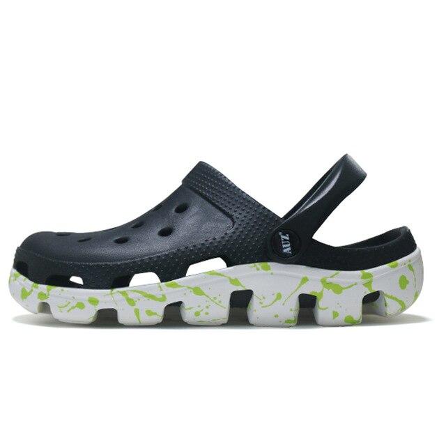 2020 New Summer Shoes Beach Sandals For Men Crocks Slipper Red Graffiti Clogs Men Shoes Sandle EVA Garden Shoes sandalias hombre