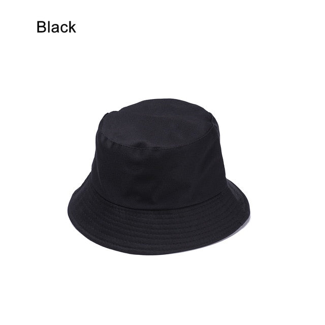 HOOH Summer Foldable Bucket Hat Unisex Women Outdoor Sunscreen Cotton Fishing Hunting Cap Men Basin Chapeau Sun Prevent Hats
