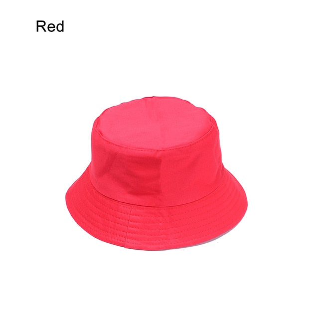 HOOH Summer Foldable Bucket Hat Unisex Women Outdoor Sunscreen Cotton Fishing Hunting Cap Men Basin Chapeau Sun Prevent Hats