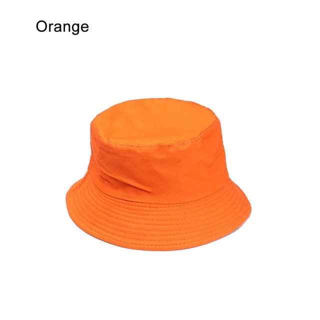 HOOH Summer Foldable Bucket Hat Unisex Women Outdoor Sunscreen Cotton Fishing Hunting Cap Men Basin Chapeau Sun Prevent Hats