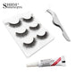 Eyelashes 3d mink lashes natural long make up false eyelashes 10mm eyelash glue makeup eye lashes tweezers 3d lashes maquiagem