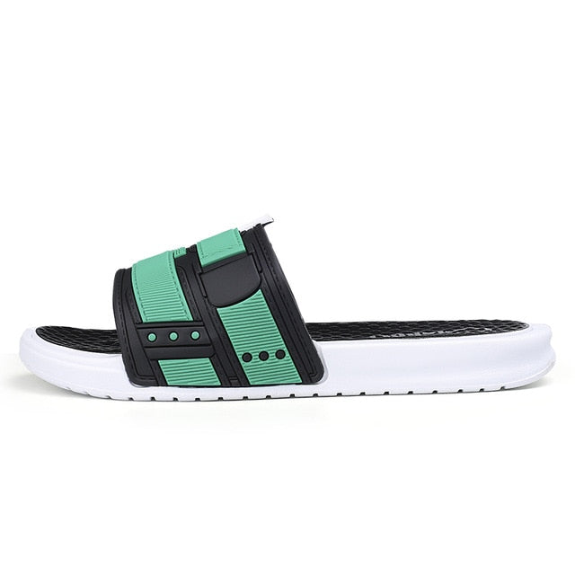 Men's Shoes Soft Massage Slippers Men Plus Size 36-44 Fashion Summer Men Flip Flops Outdoor Beach Sandal For Men multiple colour