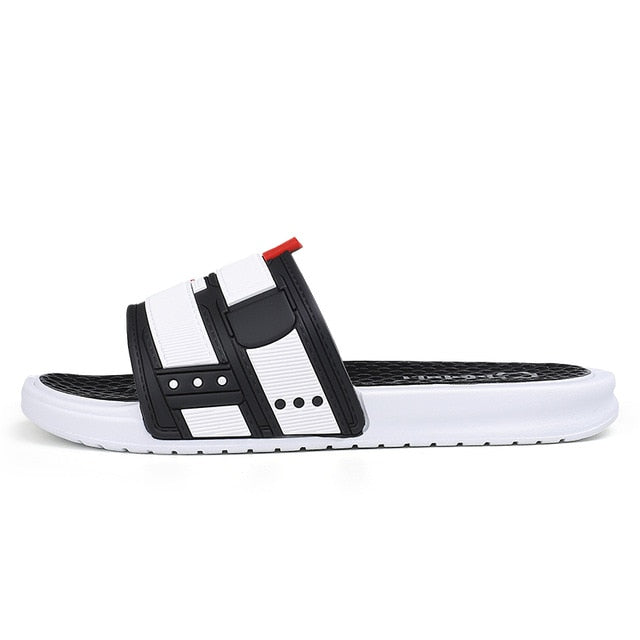 Men's Shoes Soft Massage Slippers Men Plus Size 36-44 Fashion Summer Men Flip Flops Outdoor Beach Sandal For Men multiple colour