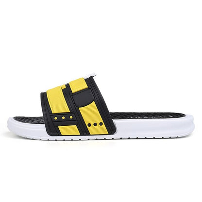 Men's Shoes Soft Massage Slippers Men Plus Size 36-44 Fashion Summer Men Flip Flops Outdoor Beach Sandal For Men multiple colour