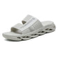 Teenager Outdoor Slippers House Man White Shower Slippers Men  Soft Beach Sandals Flat Male Shoes Adult Simple Summer Shoes L13