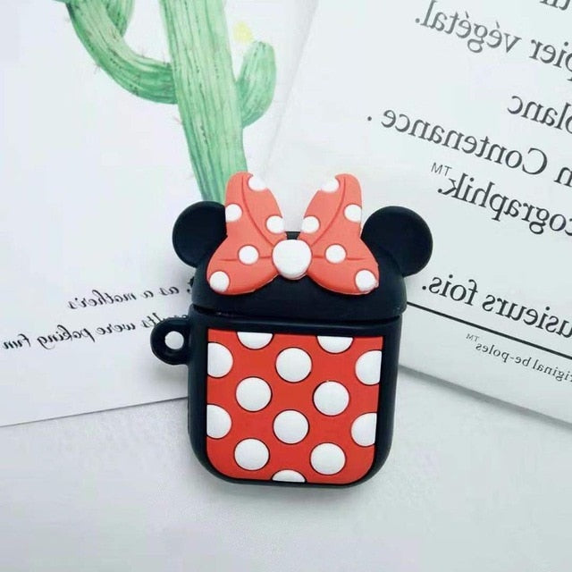 Wholesale Cartoon Wireless Bluetooth Earphone Case for Apple AirPods 1/2 Silicone Charging Headphones Cases for Air Pods 2 Case