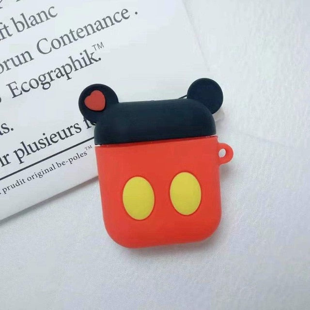 Wholesale Cartoon Wireless Bluetooth Earphone Case for Apple AirPods 1/2 Silicone Charging Headphones Cases for Air Pods 2 Case
