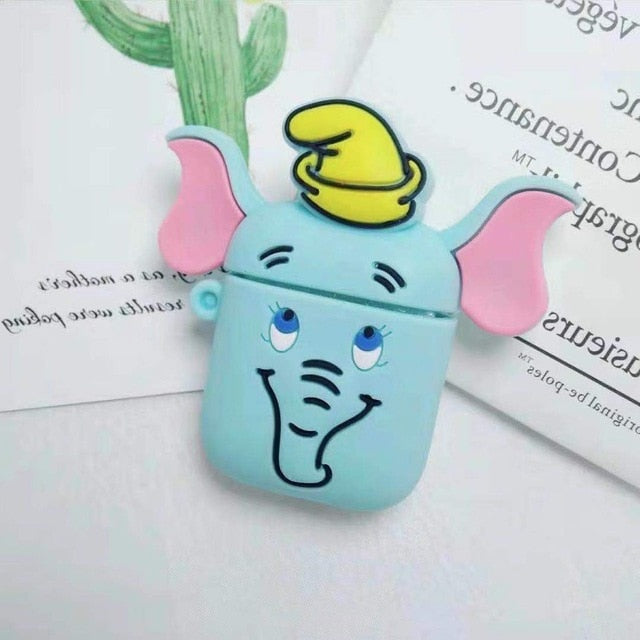 Wholesale Cartoon Wireless Bluetooth Earphone Case for Apple AirPods 1/2 Silicone Charging Headphones Cases for Air Pods 2 Case