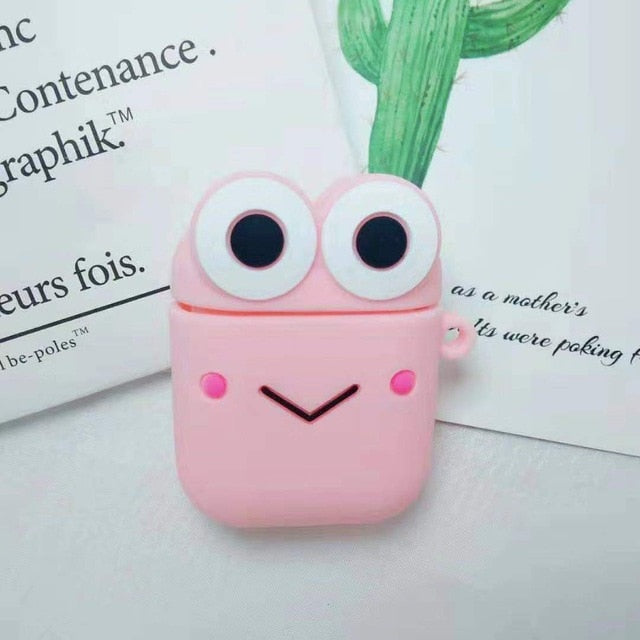 Wholesale Cartoon Wireless Bluetooth Earphone Case for Apple AirPods 1/2 Silicone Charging Headphones Cases for Air Pods 2 Case
