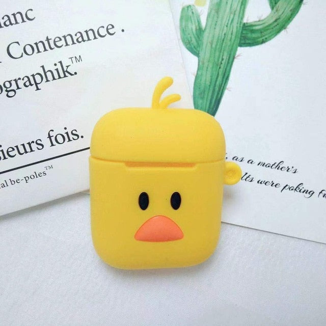 Wholesale Cartoon Wireless Bluetooth Earphone Case for Apple AirPods 1/2 Silicone Charging Headphones Cases for Air Pods 2 Case