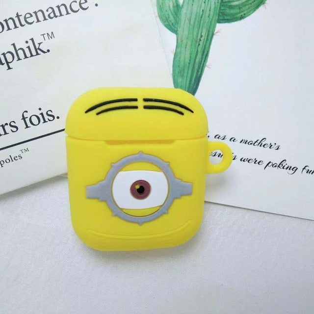 Wholesale Cartoon Wireless Bluetooth Earphone Case for Apple AirPods 1/2 Silicone Charging Headphones Cases for Air Pods 2 Case