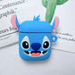 Wholesale Cartoon Wireless Bluetooth Earphone Case for Apple AirPods 1/2 Silicone Charging Headphones Cases for Air Pods 2 Case