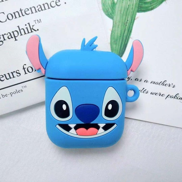 Wholesale Cartoon Wireless Bluetooth Earphone Case for Apple AirPods 1/2 Silicone Charging Headphones Cases for Air Pods 2 Case