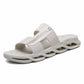 Teenager Outdoor Slippers House Man White Shower Slippers Men  Soft Beach Sandals Flat Male Shoes Adult Simple Summer Shoes L13