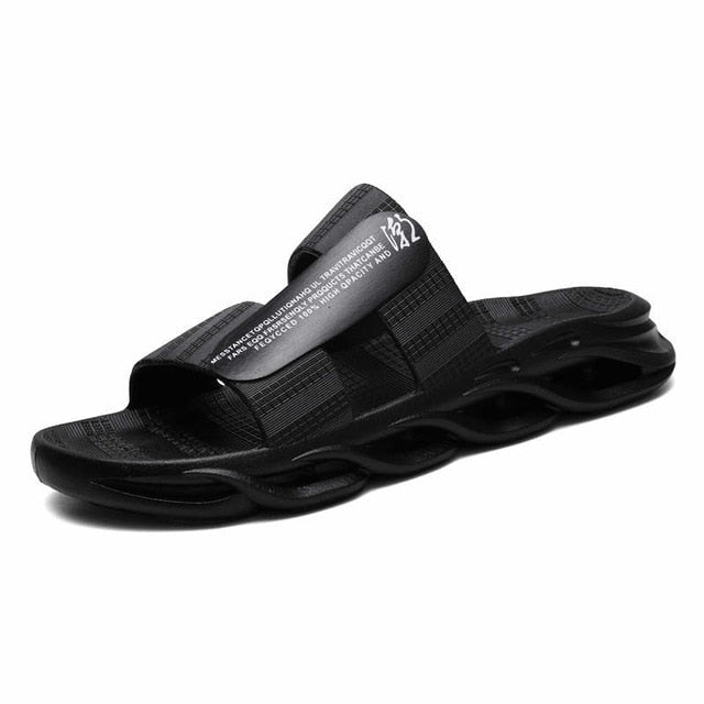 Teenager Outdoor Slippers House Man White Shower Slippers Men  Soft Beach Sandals Flat Male Shoes Adult Simple Summer Shoes L13