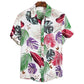 2020 New Arrival Men's Shirts Men Hawaiian Camicias Casual One Button Wild Shirts Printed Short-sleeve Blouses Tops