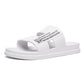 Teenager Outdoor Slippers House Man White Shower Slippers Men  Soft Beach Sandals Flat Male Shoes Adult Simple Summer Shoes L13