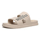 Teenager Outdoor Slippers House Man White Shower Slippers Men  Soft Beach Sandals Flat Male Shoes Adult Simple Summer Shoes L13