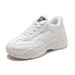 White Women Shoes New Lace-Up Chunky Sneakers for Women Vulcanize Shoes Casual Fashion Warm Dad Shoes Platform Sneakers Basket