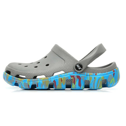 2020 New Summer Shoes Beach Sandals For Men Crocks Slipper Graffiti Clogs Men Shoes Sandles EVA Garden Shoes sandalias hombre
